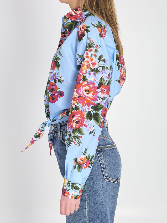 Dolce&gabbana Floral bouquet-print cotton shirt
