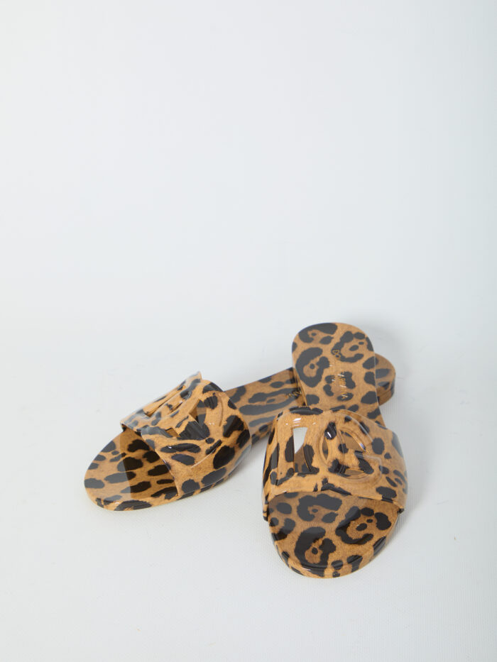 Dolce&gabbana Leo beachwear slides