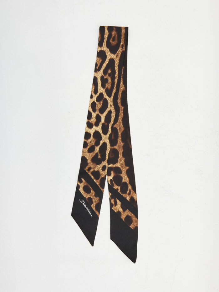 Dolce&gabbana Leopard-print silk twill bandeau