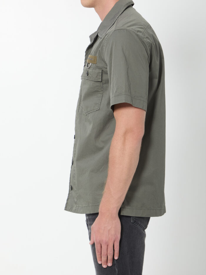 Dolce&gabbana Military green cotton shirt