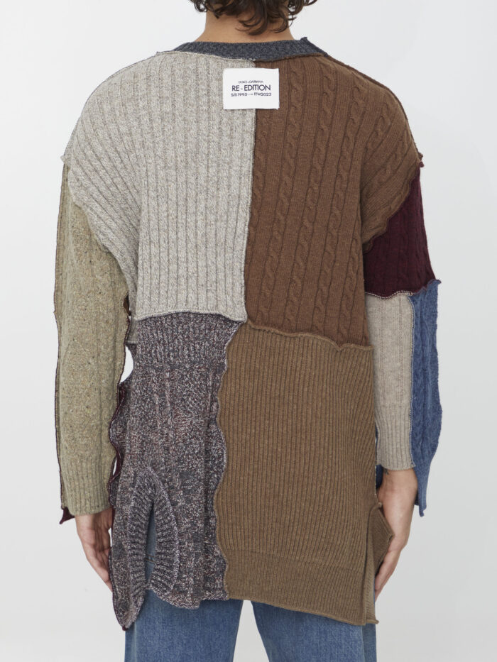 Dolce&gabbana Patchwork distressed cardigan