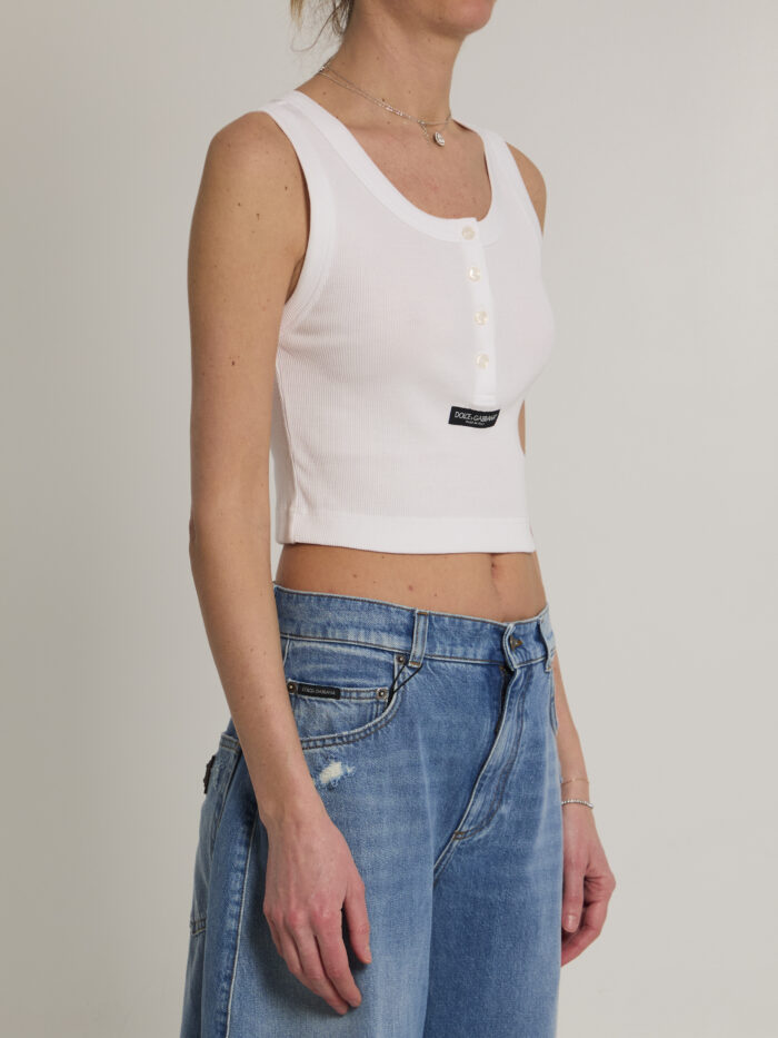 Dolce&gabbana Ribbed tank top
