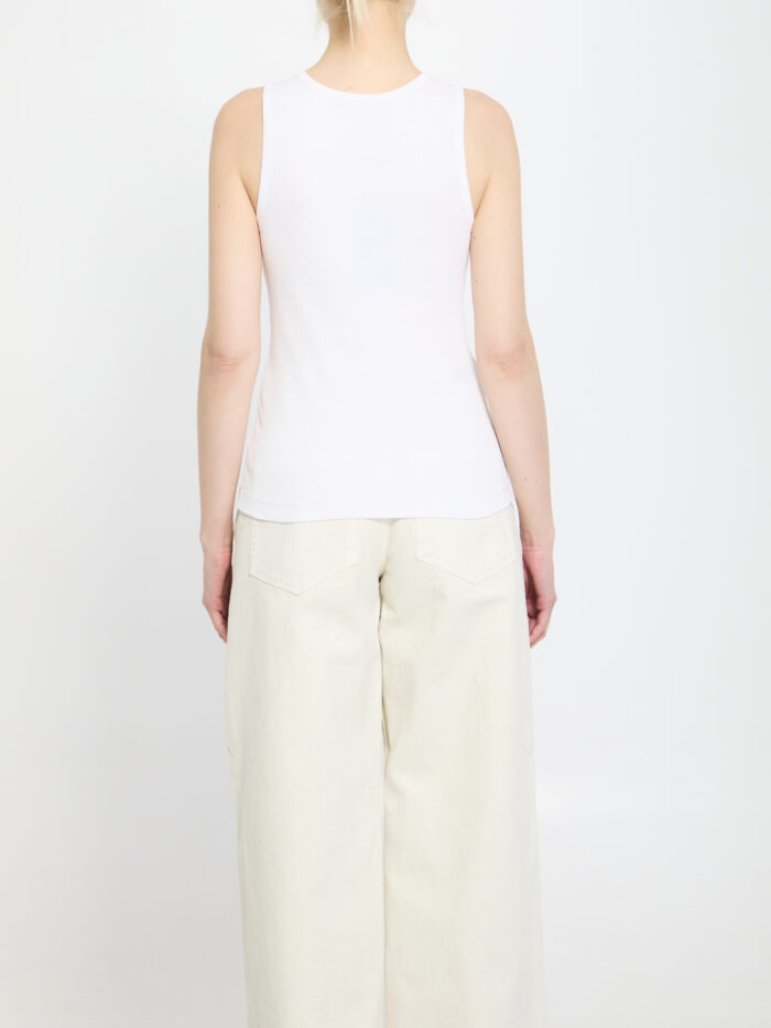 Dolce&gabbana Ribbed tank top with DG