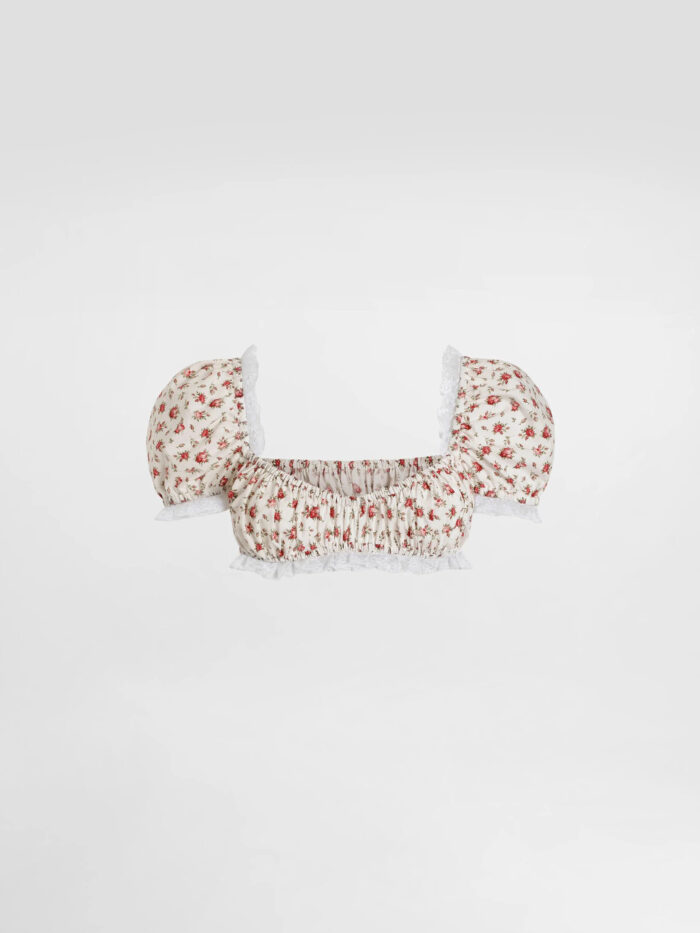 Dolce&gabbana Rose print top