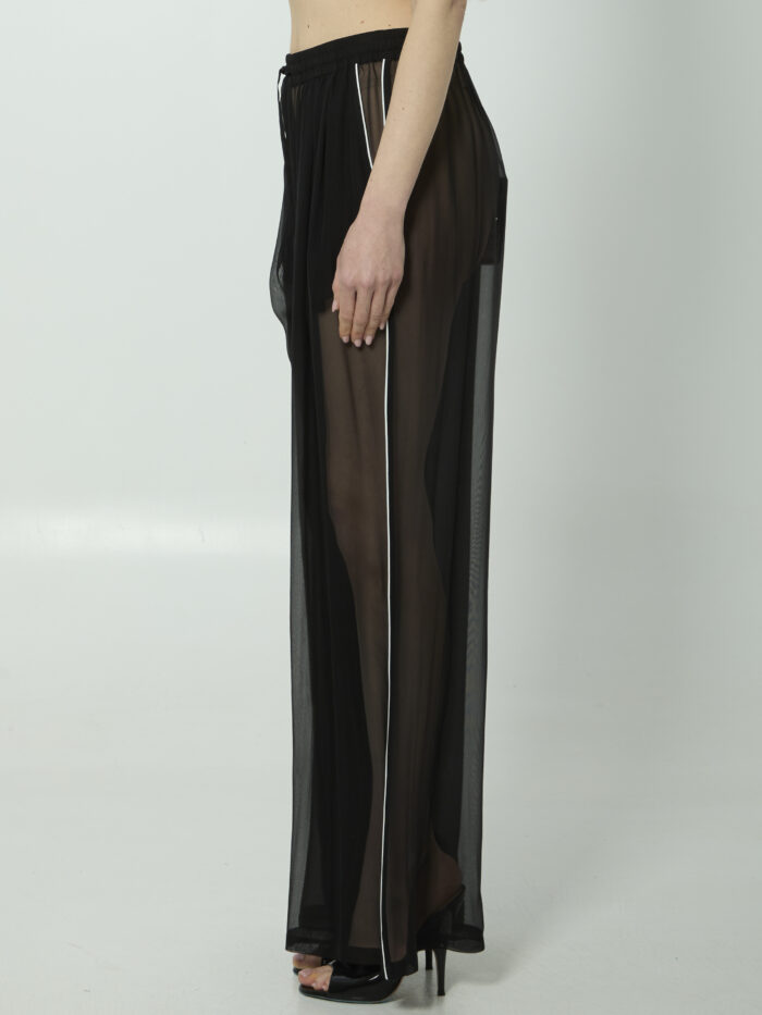 Dolce&gabbana Silk chiffon trousers