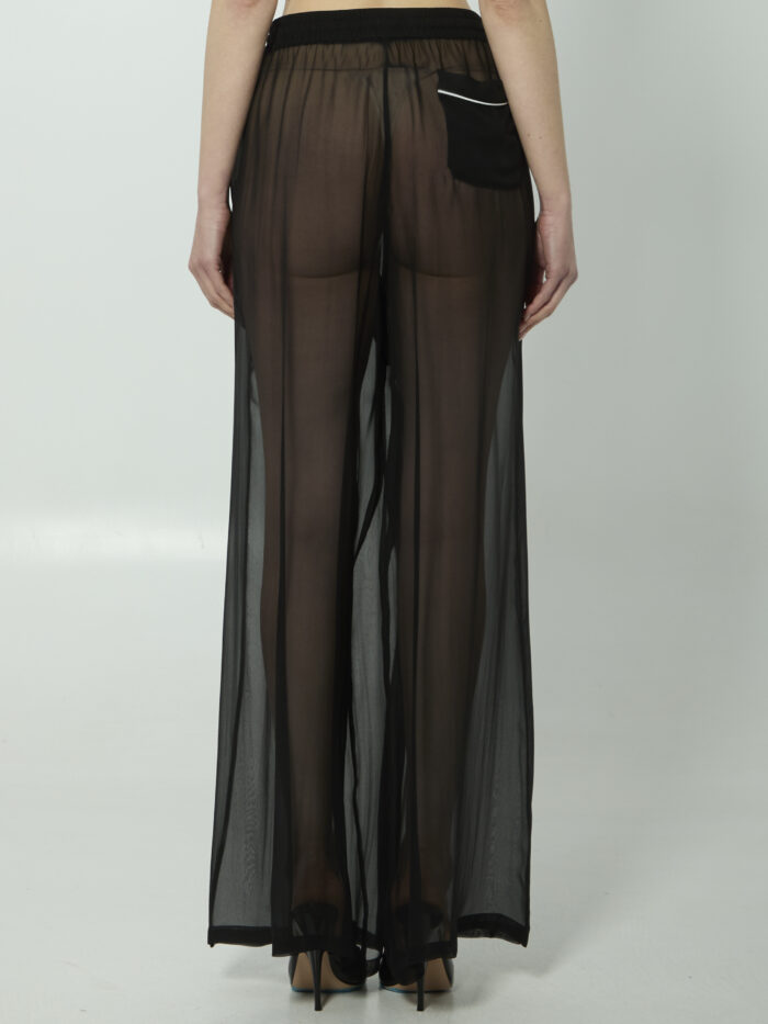 Dolce&gabbana Silk chiffon trousers