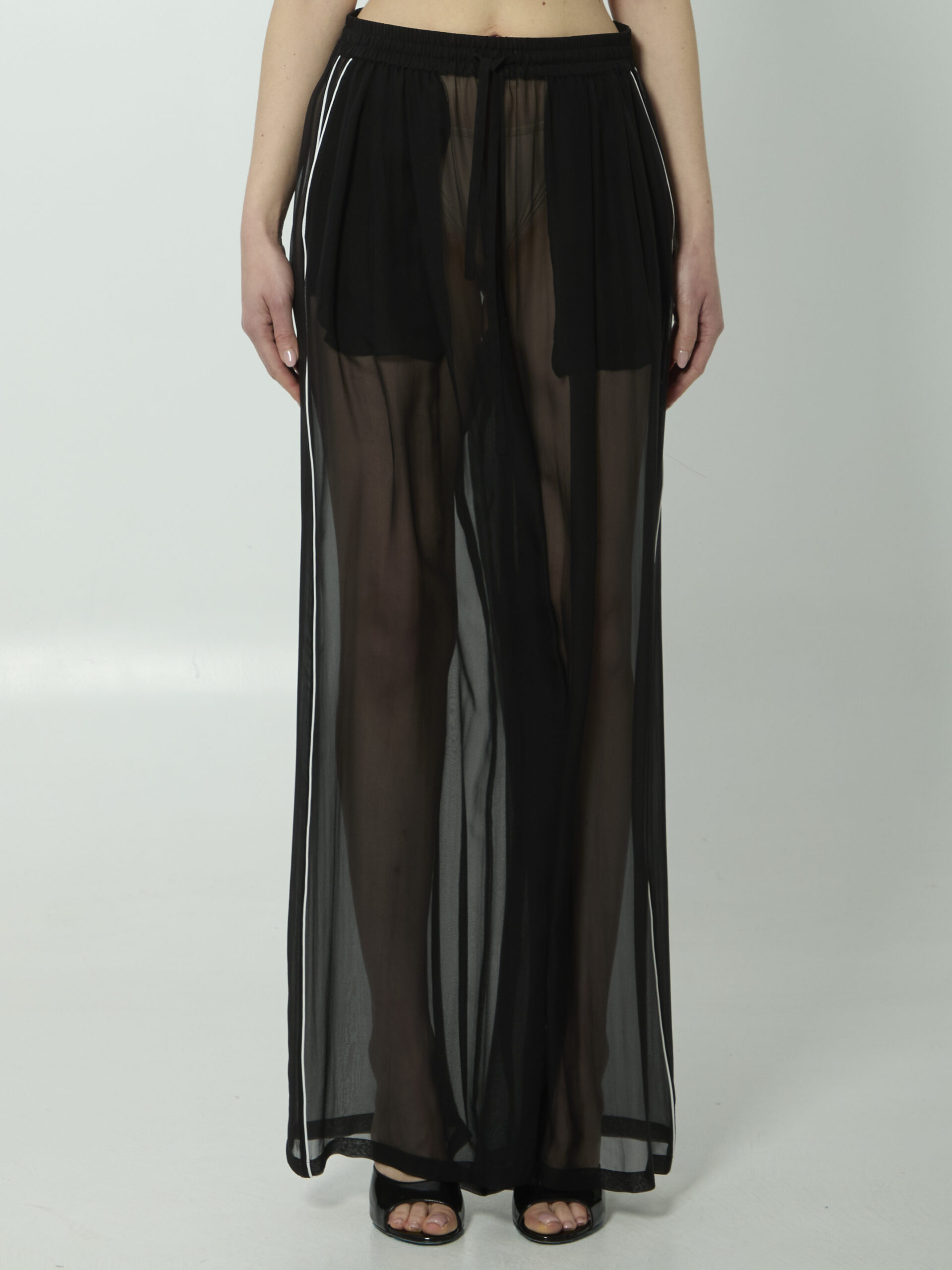 Dolce&gabbana Silk chiffon trousers