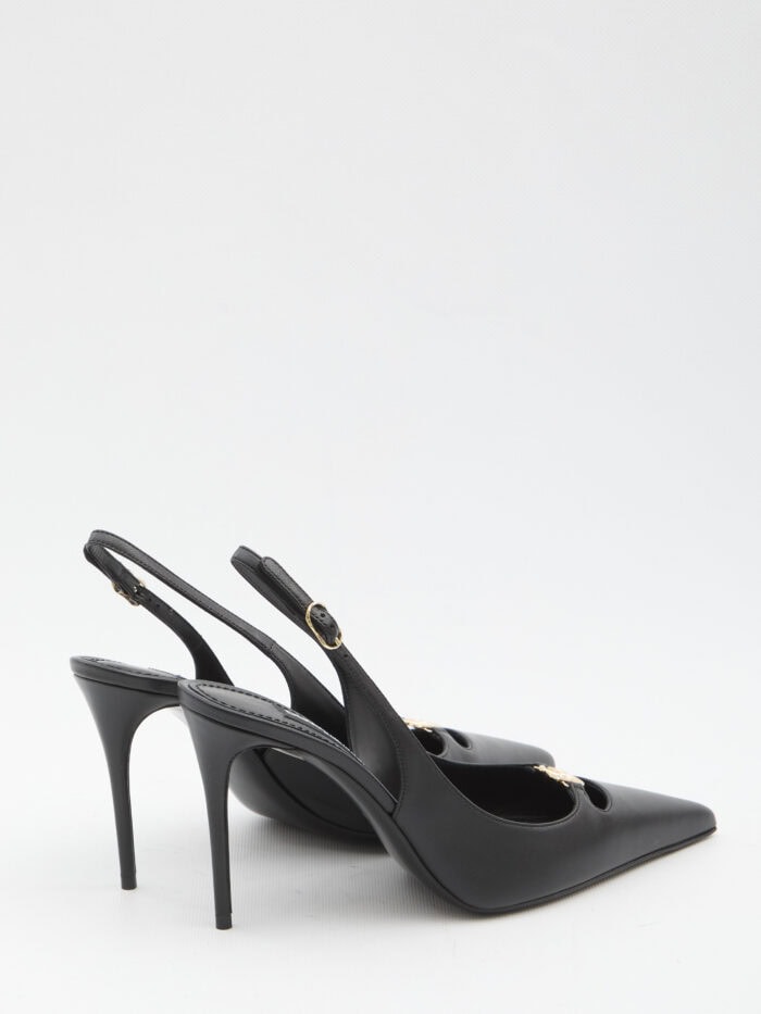 Dolce&gabbana Slingback pumps in silk nappa
