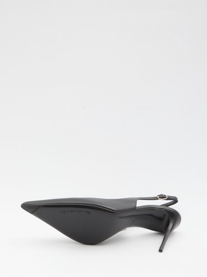 Dolce&gabbana Slingback pumps in silk nappa