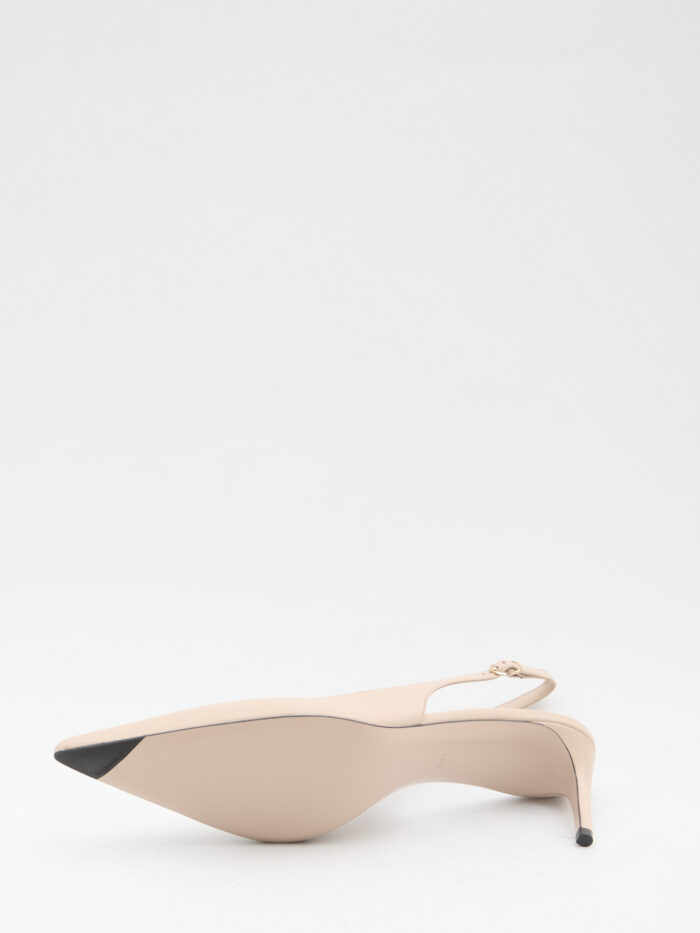 Dolce&gabbana Slingback pumps in silk nappa