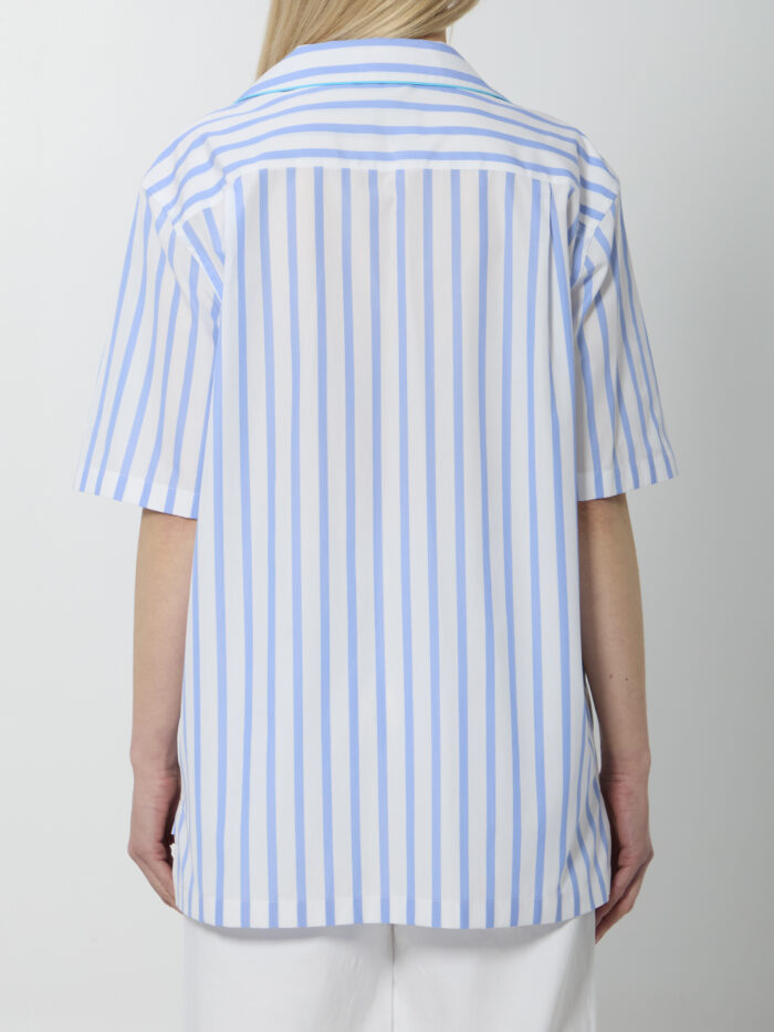Dolce&gabbana Striped poplin shirt