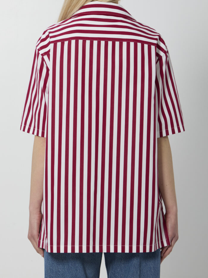 Dolce&gabbana Striped poplin shirt