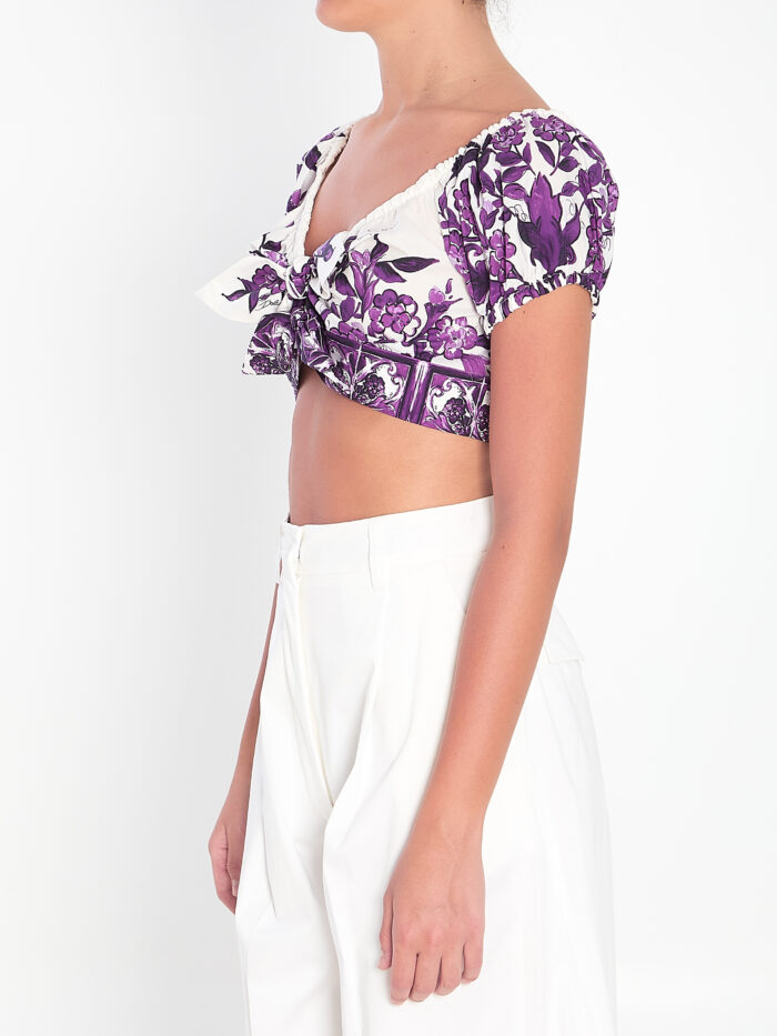 Dolce&gabbana Top with Maiolica print