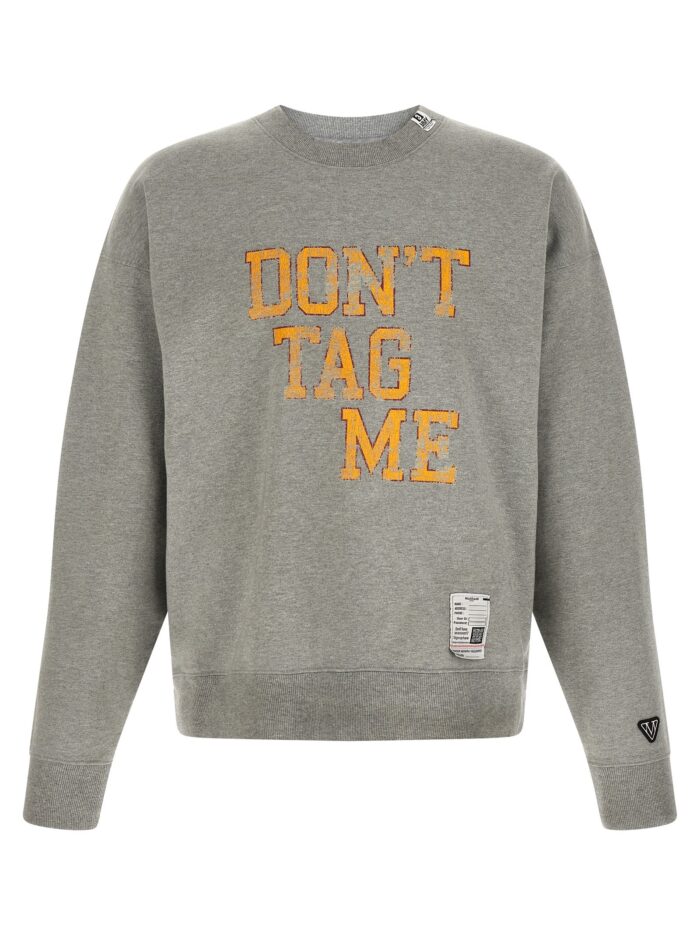 maison mihara yasuhiro 'don't tag me' sweatshirt MAISON MIHARA YASUHIRO 'Don't Tag Me' Sweatshirt