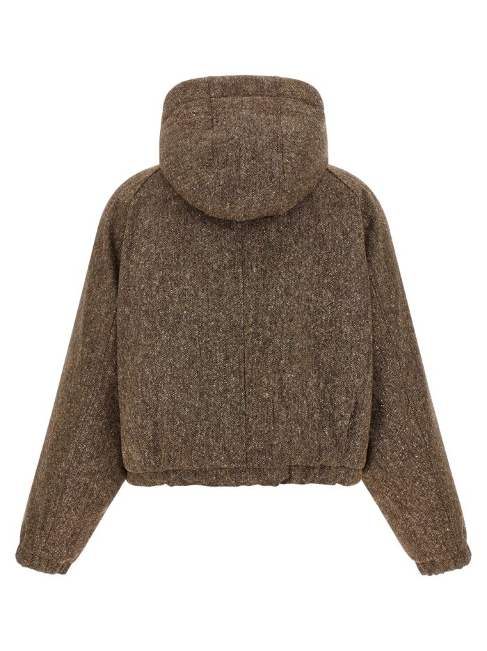 Brunello Cucinelli Donegal Tweed Down Jacket