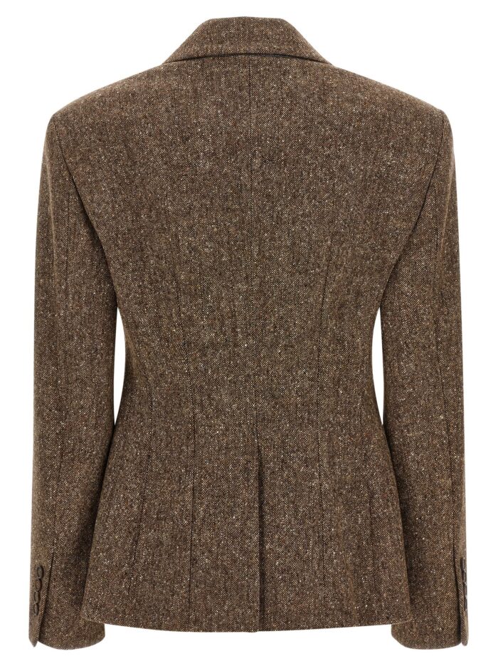 Brunello Cucinelli Donegal Wool Double-breasted Blazer