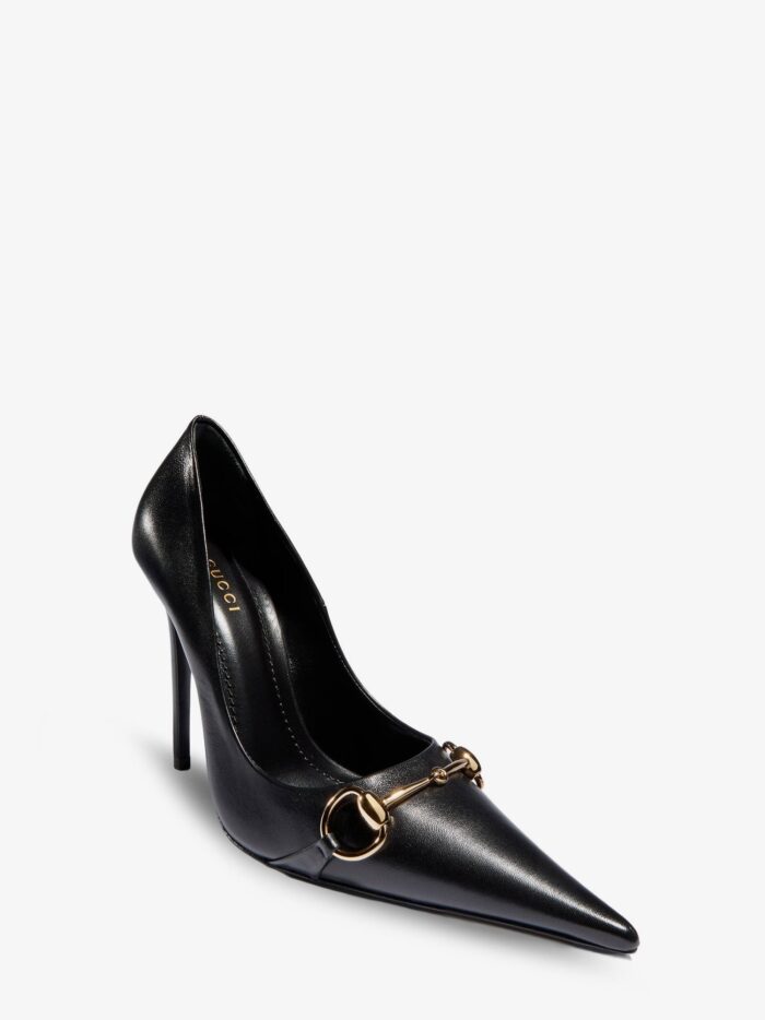 Gucci Donna Leather Décolleté With Horsebit Detail