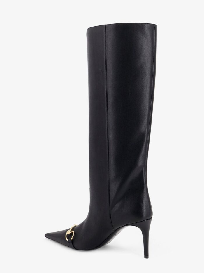 Gucci Donna Slip-on Leather Boots