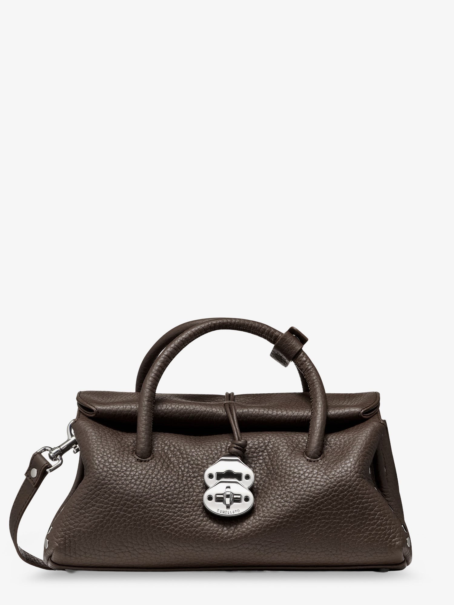 ZANELLATO Dotta® Small Hammered Leather Crossbody Bag