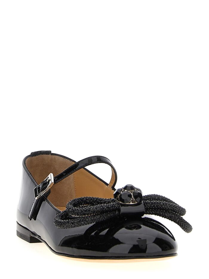 MACH & MACH 'Double Bow' Ballet Flats