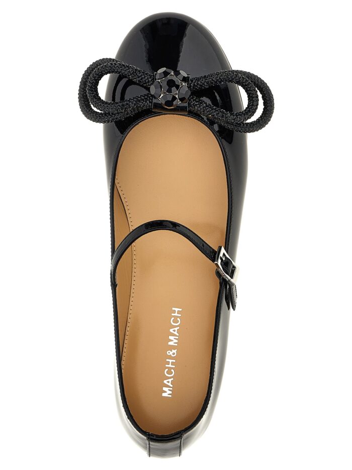 MACH & MACH 'Double Bow' Ballet Flats