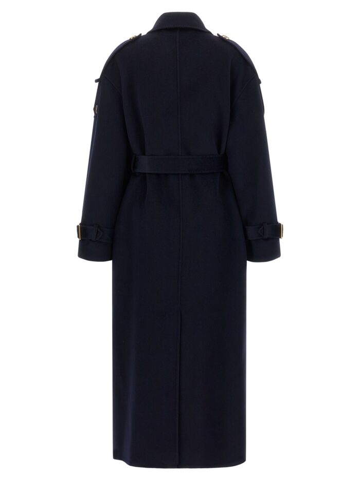 Elisabetta Franchi Double-Breasted Belted Coat