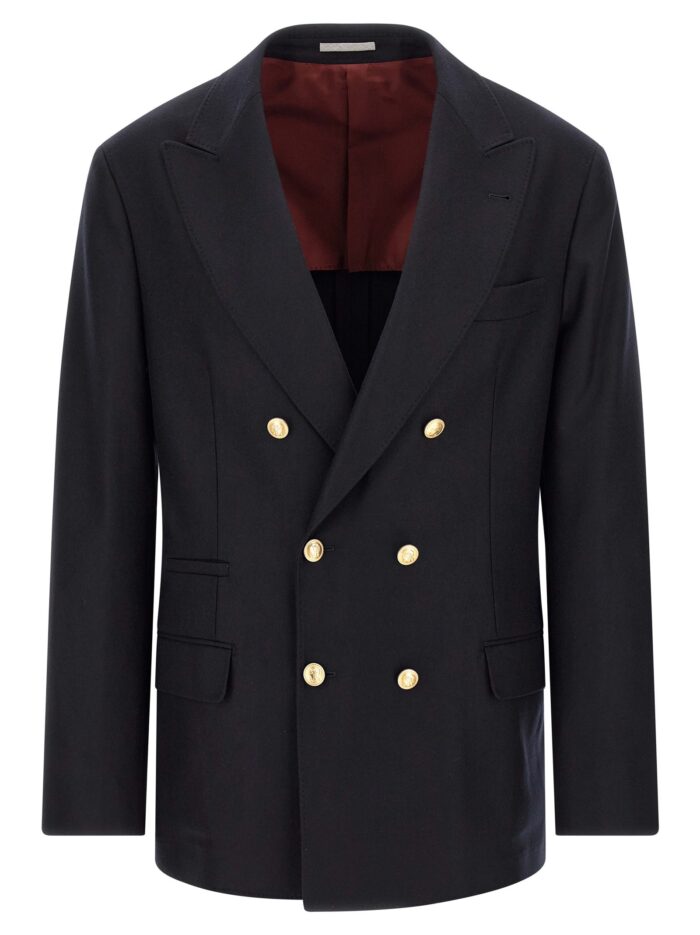 brunello cucinelli double breasted blazer Brunello Cucinelli Double-breasted Blazer
