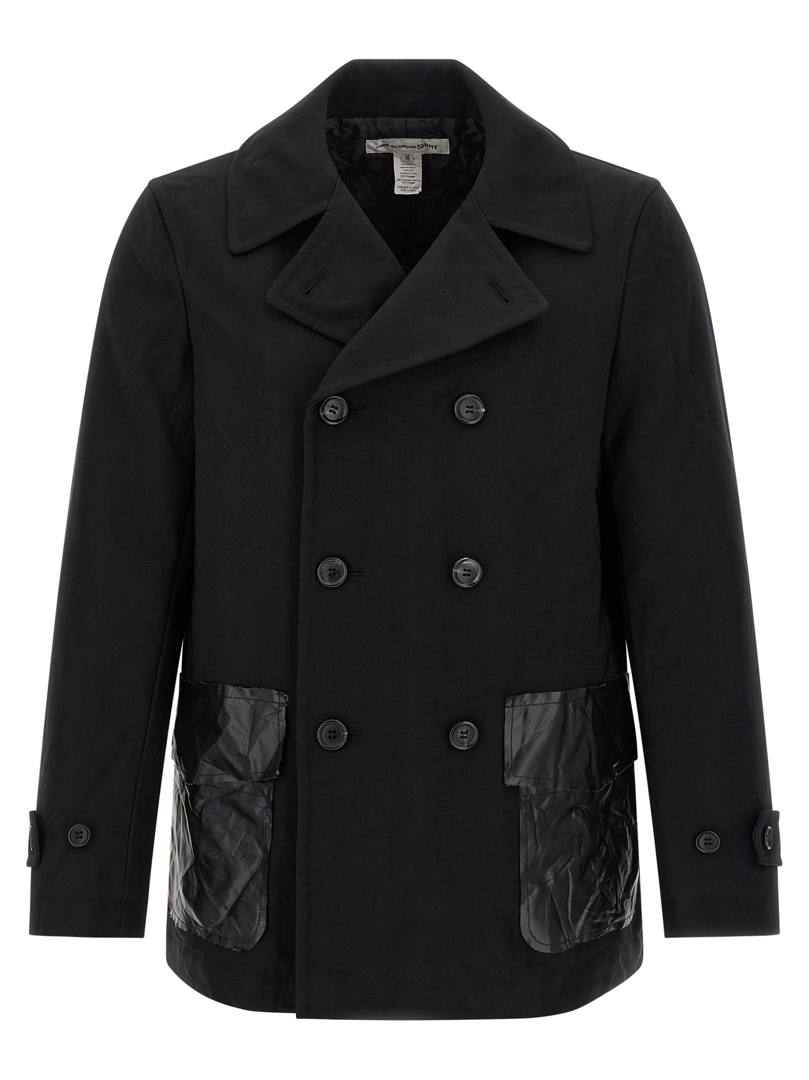 COMME DES GARCONS SHIRT Double-breasted Caban