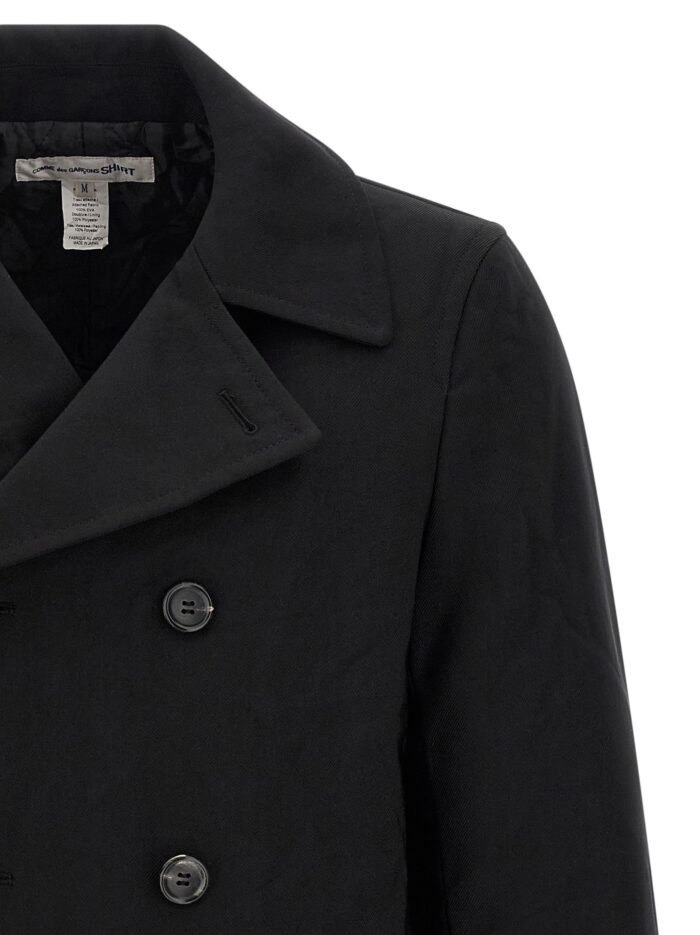 COMME DES GARCONS SHIRT Double-breasted Caban