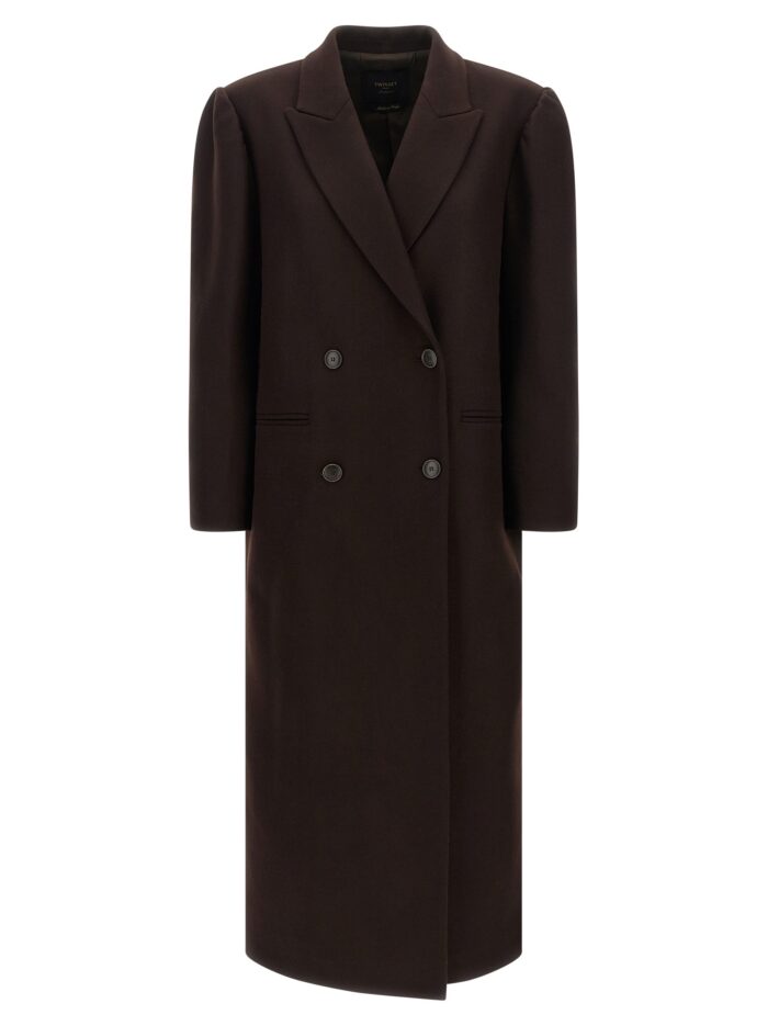 TWIN SET Double-breasted Coat