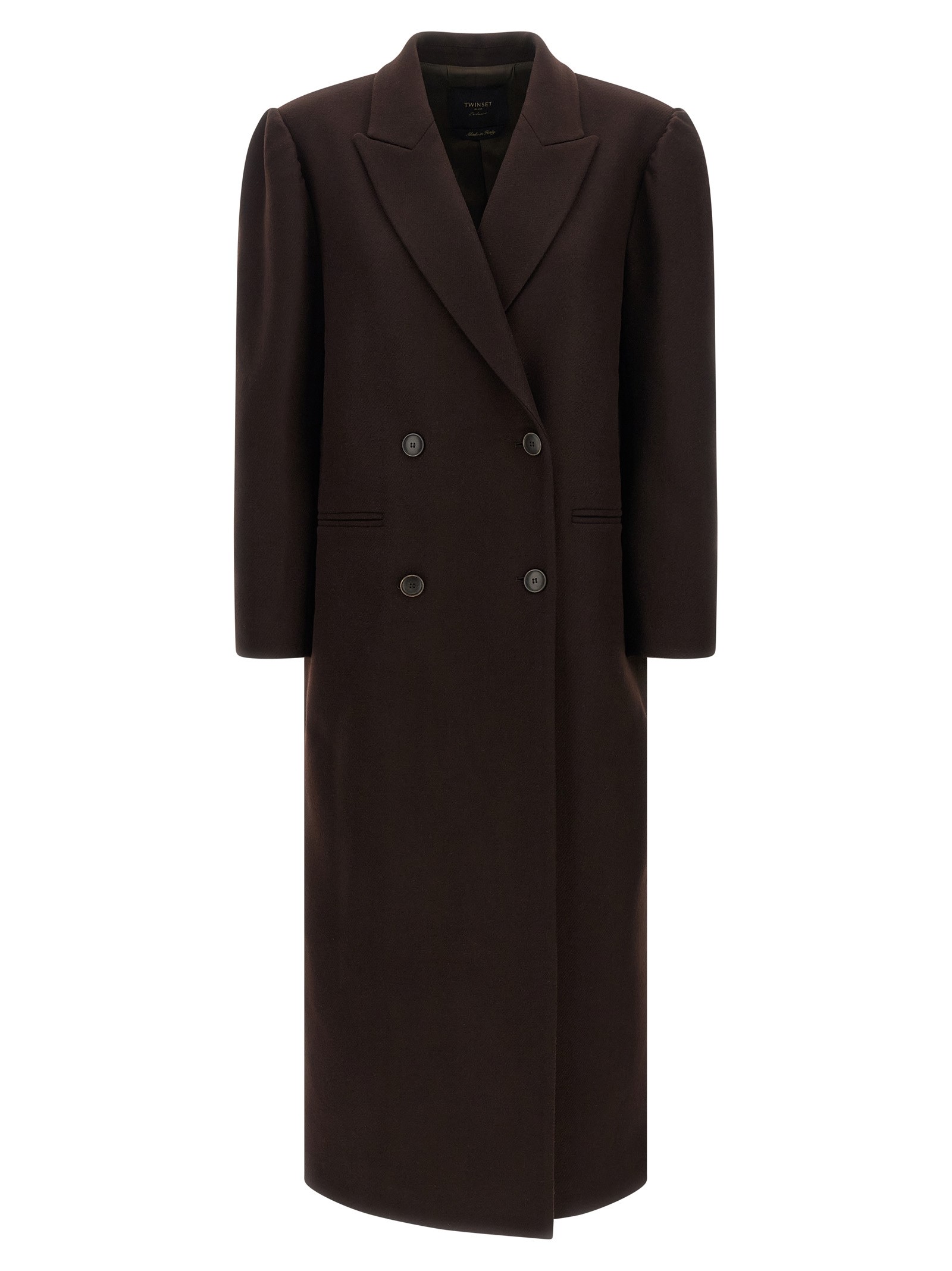 TWIN SET Double-breasted Coat