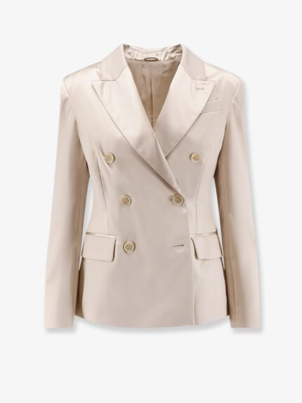 Brunello Cucinelli Double-breasted Silk Blazer
