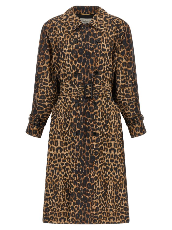 saint laurent double breasted trench coat Saint Laurent Double-breasted Trench Coat
