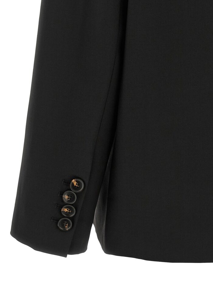 GANNI Double-breasted Wool Blazer