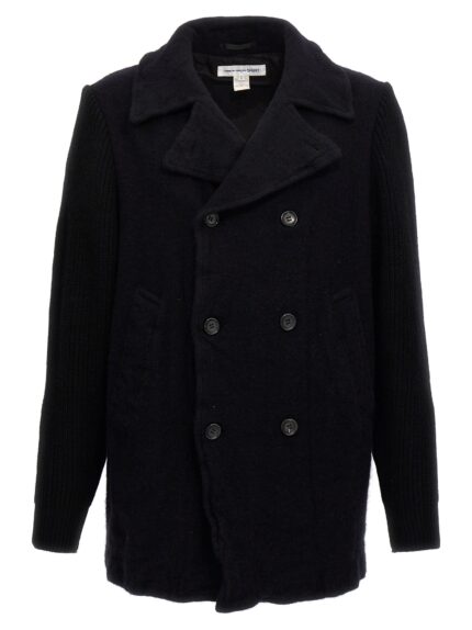 COMME DES GARCONS SHIRT Double-breasted Wool Coat