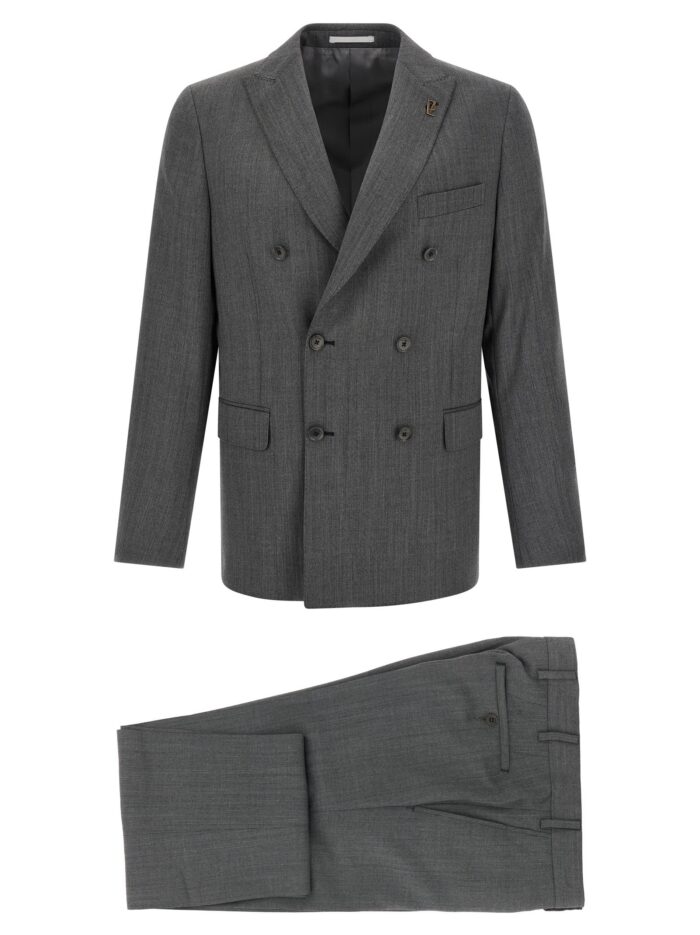 pal zileri double breasted wool dress PAL ZILERI Double-breasted Wool Dress