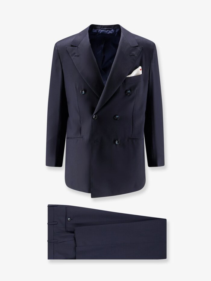KITON CIRO PAONE Double-breasted Wool Suit