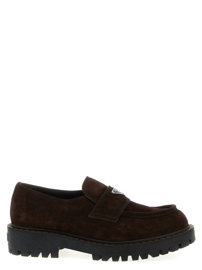 prada 'double chocolate' loafers PRADA 'Double Chocolate' Loafers