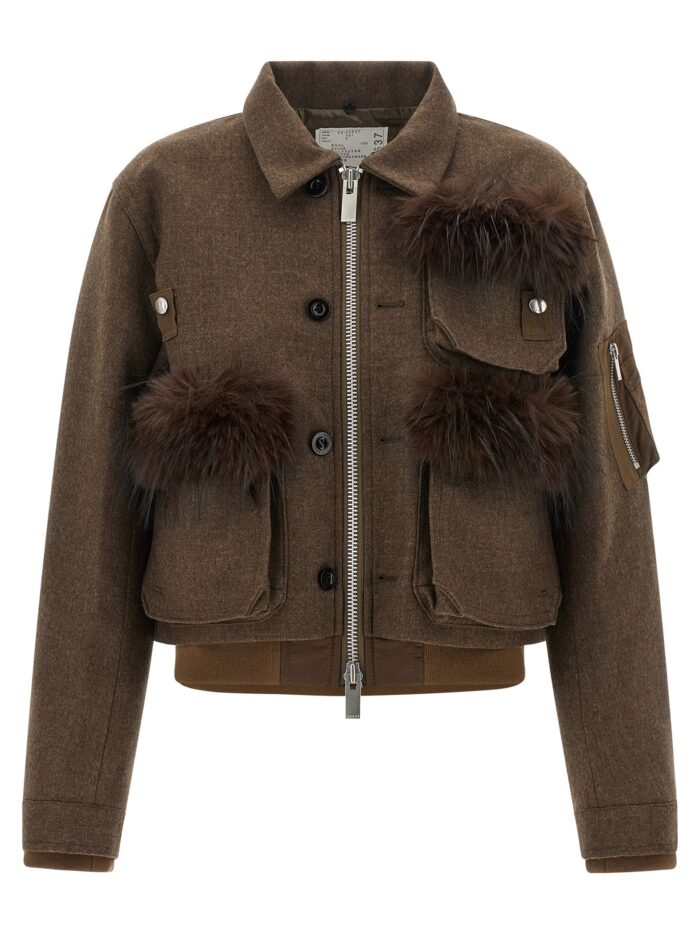 SACAI Double Collar Blouson