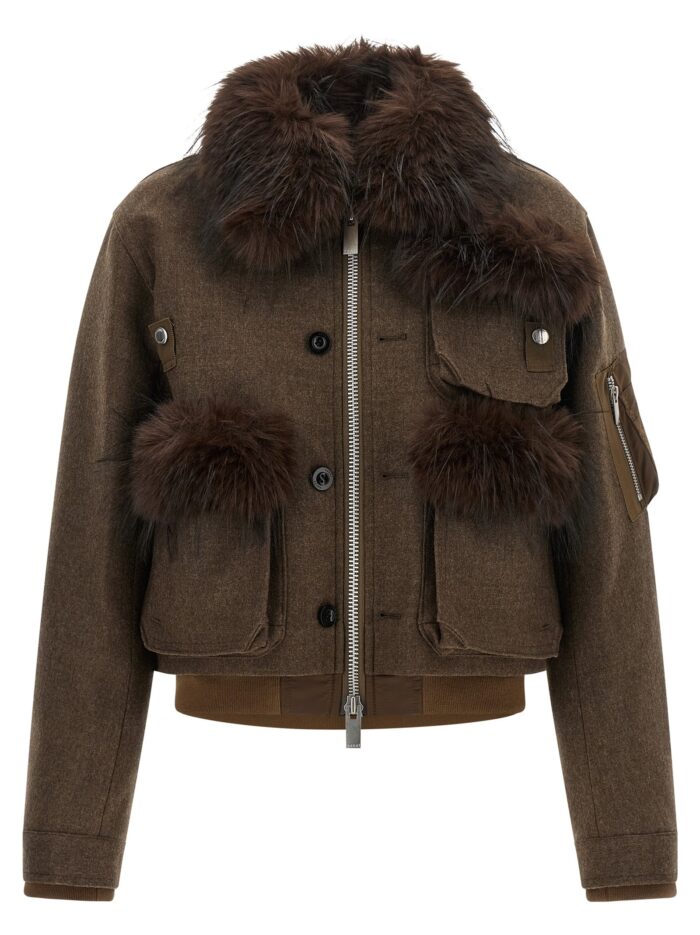 sacai double collar blouson SACAI Double Collar Blouson