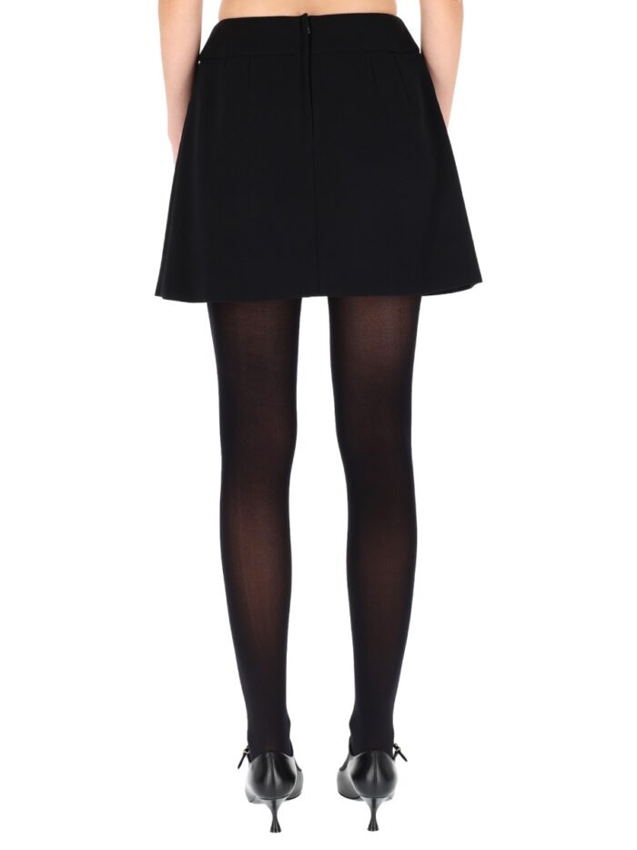 Dolce & Gabbana Double Crepe Basque Skirt