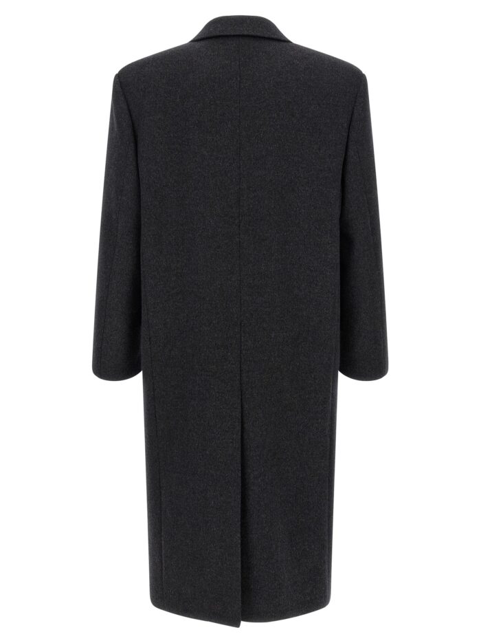 Saint Laurent Double-face Combed Wool Coat