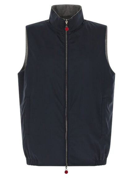 KITON Double Face Nylon Vest