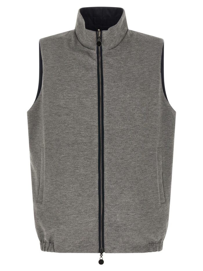 KITON Double Face Nylon Vest