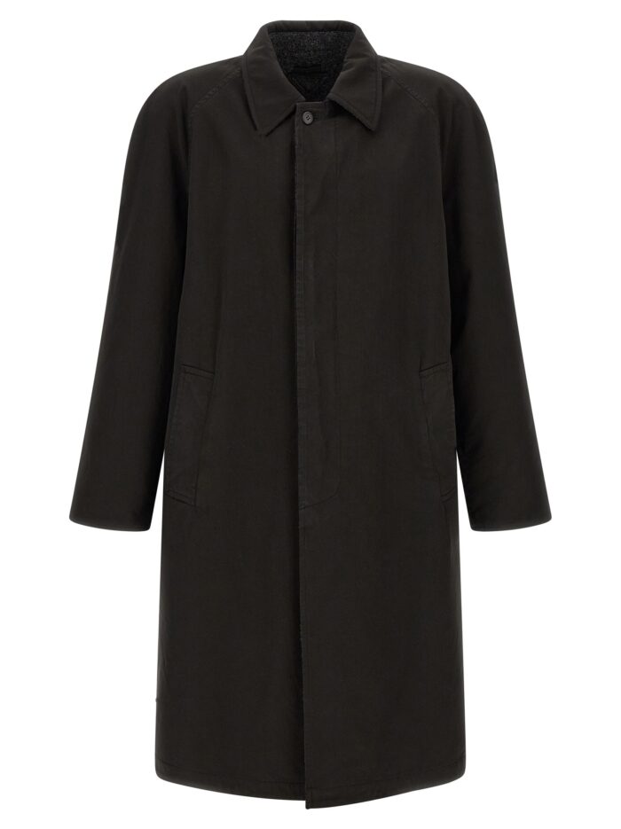prada double face raglan coat PRADA Double-Face Raglan Coat
