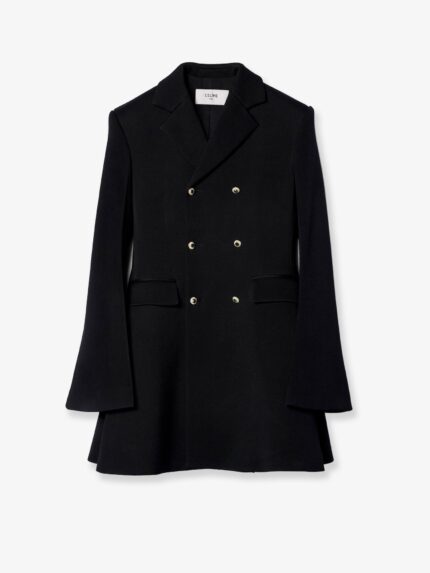 Celine Double-faced Wool Tailored Coat
