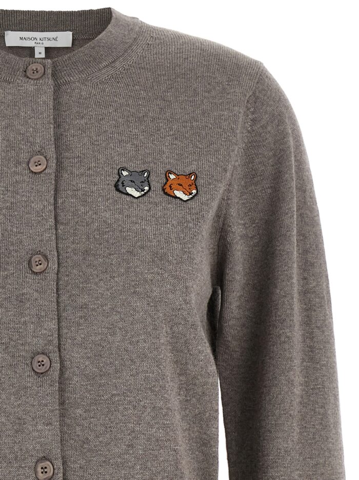 Maison Kitsune 'Double Fox Head' Cardigan
