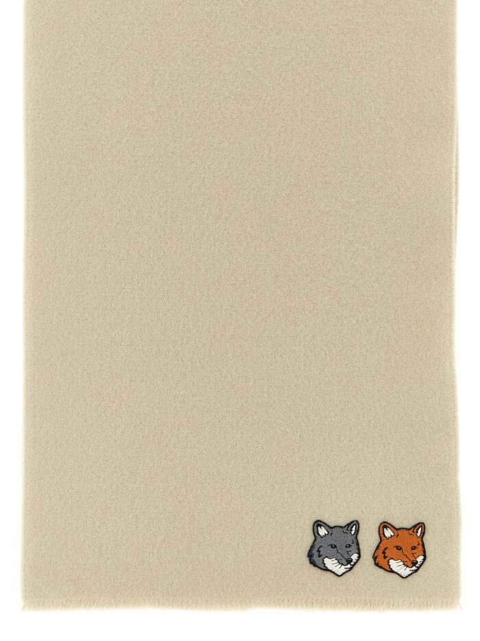Maison Kitsune 'Double Fox Head' Scarf