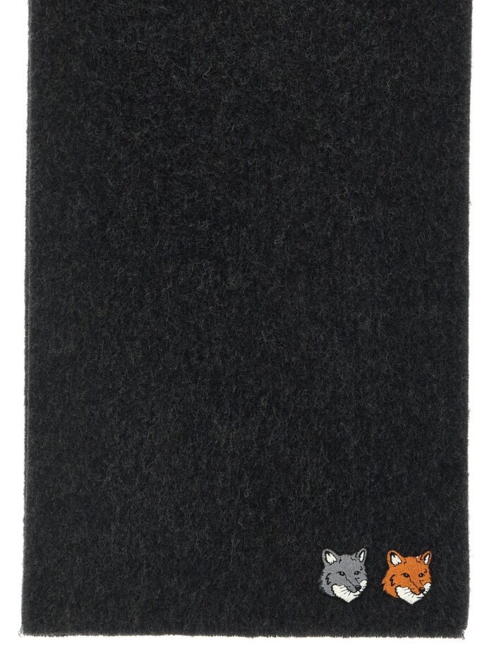 Maison Kitsune 'Double Fox Head' Scarf
