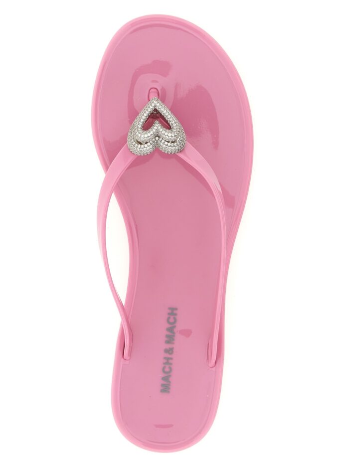 MACH & MACH 'Double Heart' Sandals